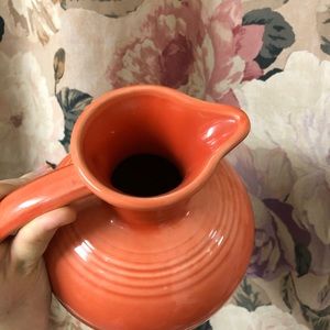 Vintage orange pitcher